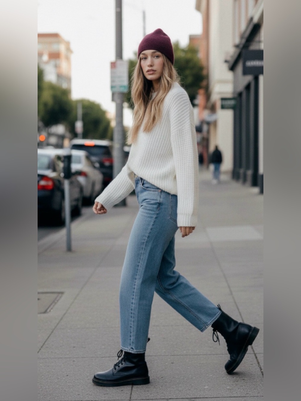 ZARA Ribbed Knit Beanie